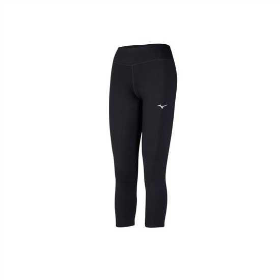 Mizuno 3/4 Length Tights Női Fekete | AQTF-53604