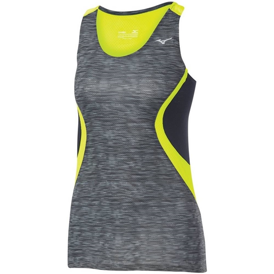 Mizuno Aero Running Tank Top Női Fekete | NJKT-28145