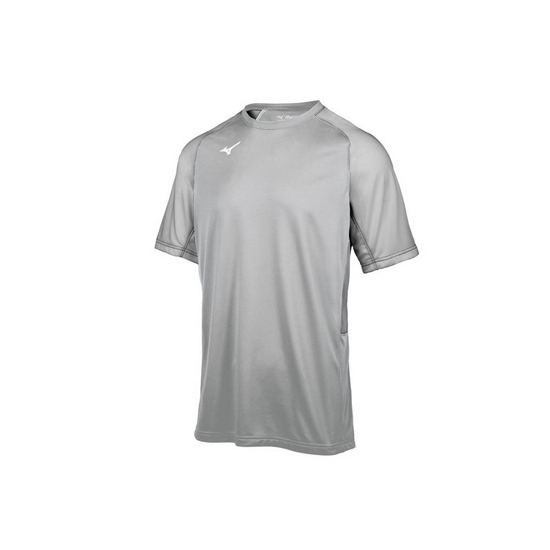 Mizuno Aerolite Crew Baseball Jersey Férfi Szürke | IZAT-82169