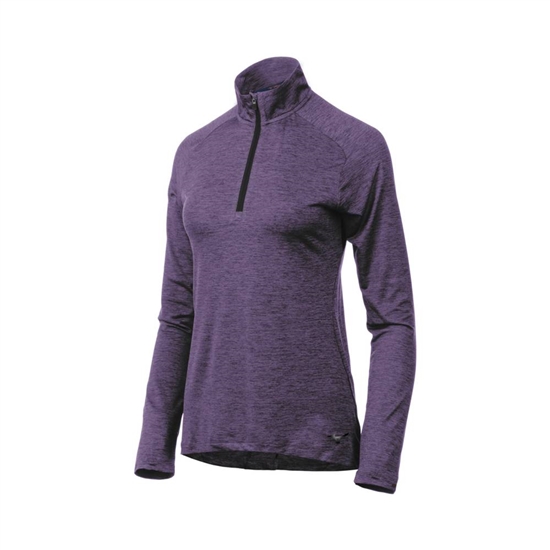 Mizuno Alpha Half Zip Tops Női Lila | QTYE-97652