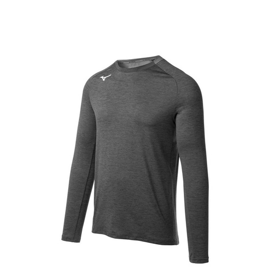 Mizuno Alpha Long Sleeve Tops Férfi Szürke | BRPA-28056