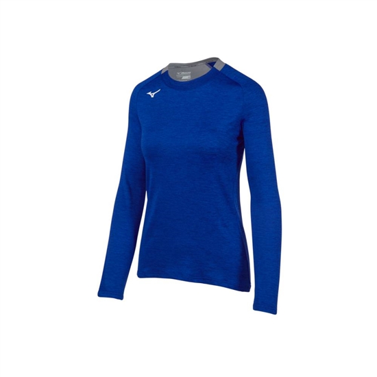 Mizuno Alpha Long Sleeve Tops Női Királykék | YRQM-16305