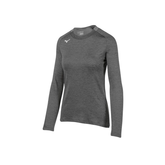 Mizuno Alpha Long Sleeve Tops Női Szürke | OYIG-02317