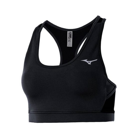 Mizuno Alpha Mesh Back Sportmelltartó Női Fekete | WMXI-95174