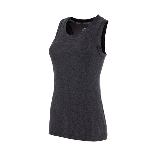 Mizuno Alpha Running Tank Top Női Fekete | JQSN-26519