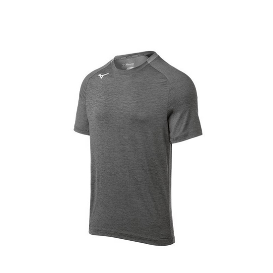 Mizuno Alpha Rövid Sleeve T shirts Férfi Szürke | RJFS-30981