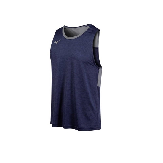 Mizuno Alpha Tank Top Férfi Sötétkék | RUVD-50384