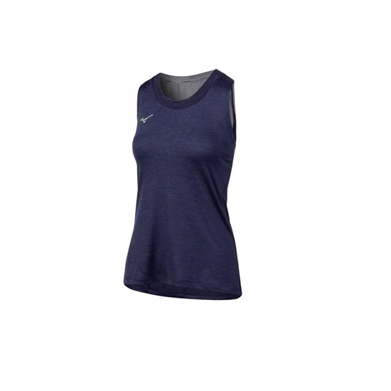 Mizuno Alpha Tank Top Női Sötétkék | KYMG-84273