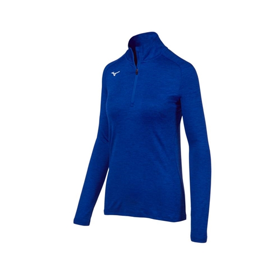 Mizuno Alpha ½ Zip Pulóver Női Királykék | ZMIW-10436