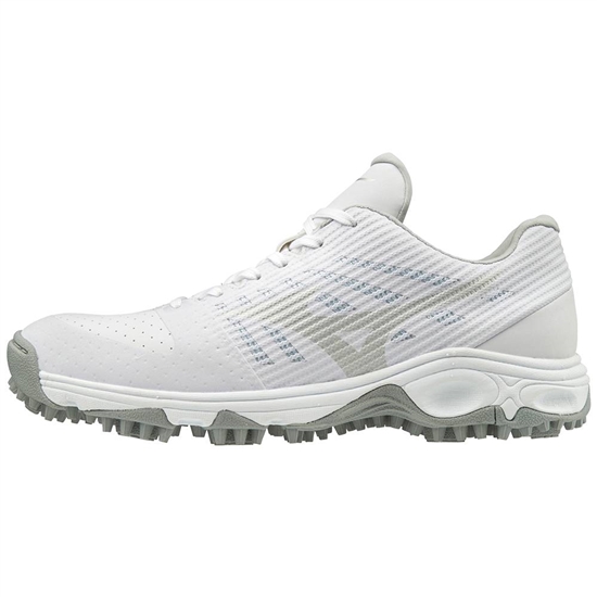 Mizuno Ambition All Surface Low Turf Baseball Cipő Férfi Fehér | IYOQ-28069