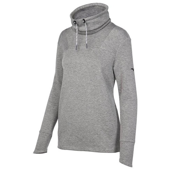 Mizuno April Ross Funnel Neck Pulóver Női Szürke | GZCV-93520