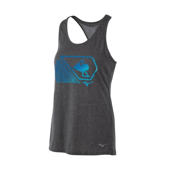 Mizuno April Ross Swell Inspire Tank Top Női Fekete | DTBY-47610