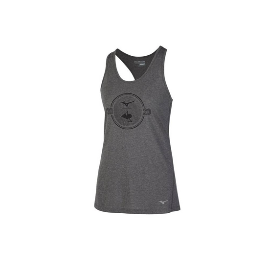 Mizuno April Ross Vision Graphic Tank Top Női Fekete | CVJX-42593