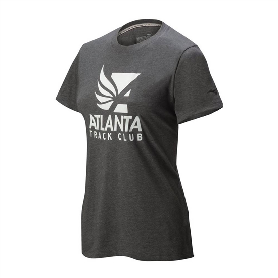 Mizuno Atlanta Track Club 50/50 Running T shirts Női Szürke | RVCA-64375