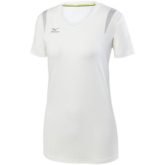 Mizuno Balboa 5.0 Long Sleeve Volleyball Jersey Női Fehér / Titán | DKWV-29134