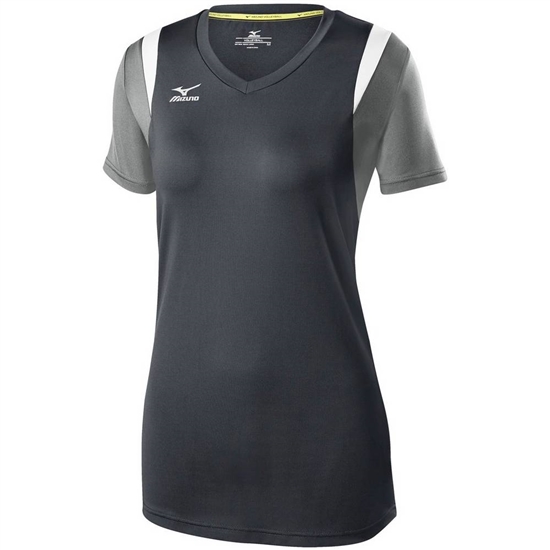 Mizuno Balboa 5.0 Long Sleeve Volleyball Jersey Női Szürke / Titán | NQIP-25417