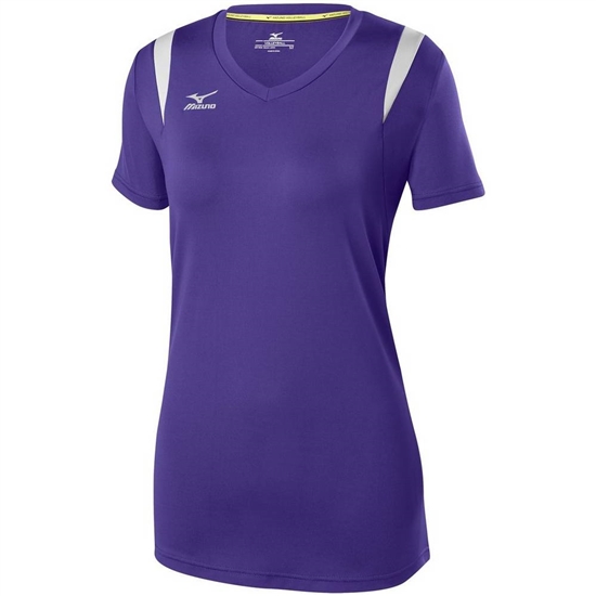 Mizuno Balboa 5.0 Long Sleeve Volleyball Jersey Női Lila / Titán | TIHQ-12894