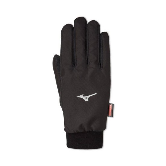 Mizuno Breath Thermo Wind Guard Gloves Férfi Fekete | EPZW-34769