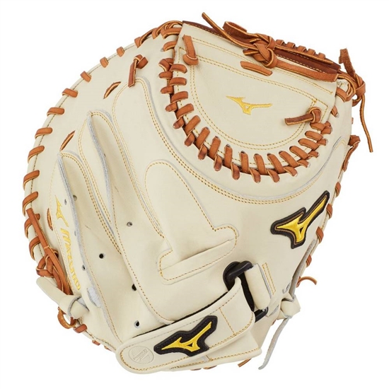 Mizuno Classic Series Fastpitch Softball Catchers Mitt 34.5" Catchers Mitt Női Titán / Barna | CISR