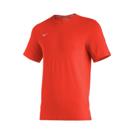 Mizuno Comp Diamond Rövid Sleeve Crew Baseball T shirts Férfi NarancsSárga | URQA-10564