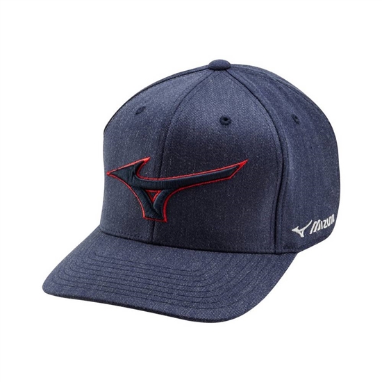 Mizuno Diamond Snapback Baseball Hat Női Sötétkék / Piros | ILXZ-32176