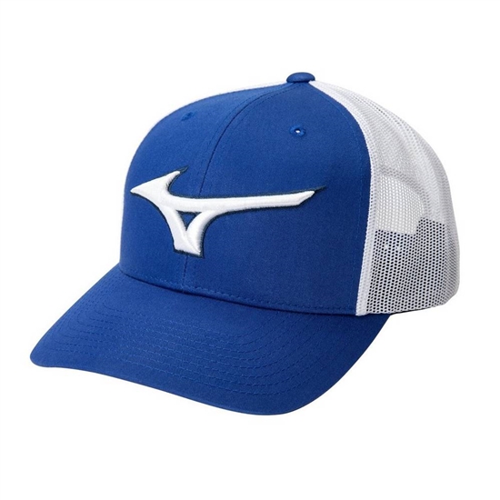 Mizuno Diamond Trucker Baseball Hat Női Királykék / Fehér | IJMT-17324