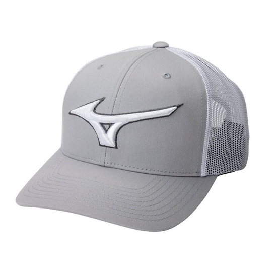 Mizuno Diamond Trucker Baseball Hat Női Szürke / Fehér | MUYL-56908