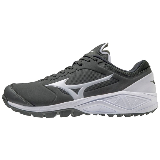 Mizuno Dominant 3 All Surface Turf Baseball Cipő Női Szürke / Fehér | HSQY-05872