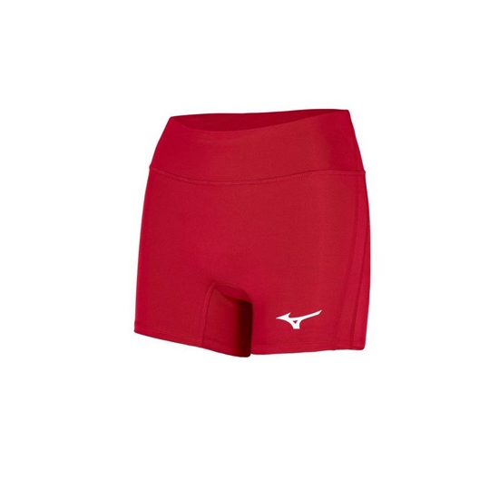 Mizuno Elevated 4" Inseam Volleyball Rövidnadrág Női Piros | ROVE-49173