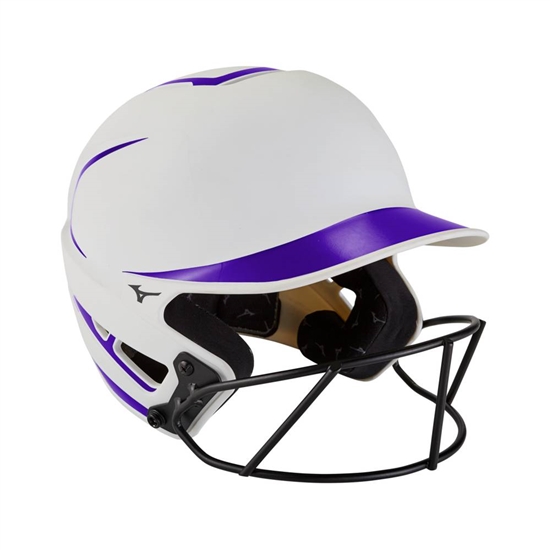 Mizuno F6 Fastpitch Softball Batting Helmet Női Fehér / Lila | BTXI-65187