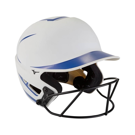 Mizuno F6 Fastpitch Softball Batting Helmet Női Fehér / Királykék | GBHL-52096