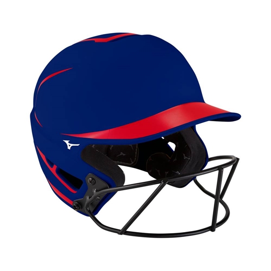 Mizuno F6 Fastpitch Softball Batting Helmet Női Piros / Sötétkék | OQYM-10972