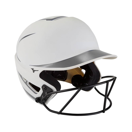 Mizuno F6 Fastpitch Softball Batting Helmet Női Fehér / Szürke | RYCI-93526