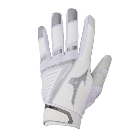 Mizuno F-257 Softball Batting Gloves Női Fehér / Titán | ADVO-12546