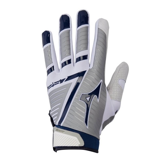 Mizuno F-257 Softball Batting Gloves Női Fehér / Sötétkék | KUYA-49068