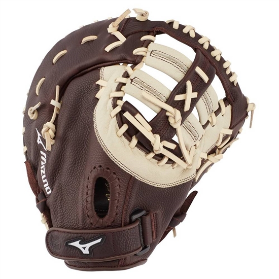 Mizuno Franchise Series Baseball First Base Catchers Mitt 12.5" Catchers Mitt Férfi Kávé / Titán |