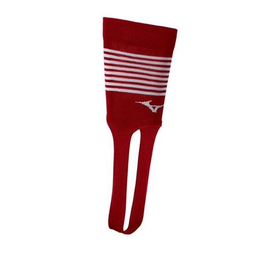 Mizuno Hay Day Performance Stirrup Baseball Zokni Férfi Piros | GAXM-04685