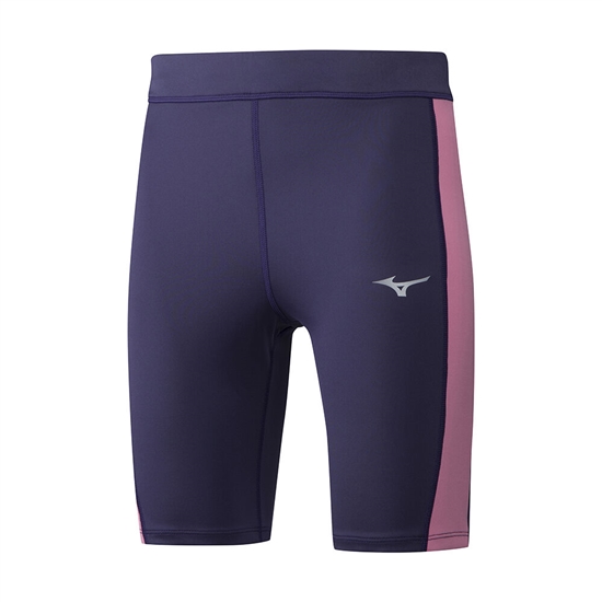 Mizuno Impulse Core Mid Tights Női Sötétkék | GKNJ-36025