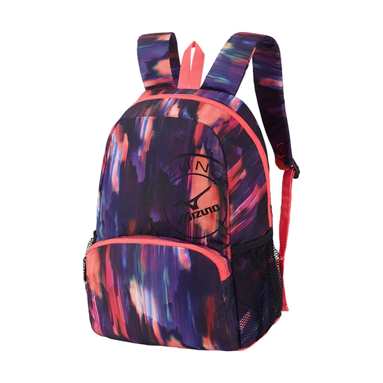 Mizuno Kids Back Pack Print Táska Férfi Kék | ESAQ-13489