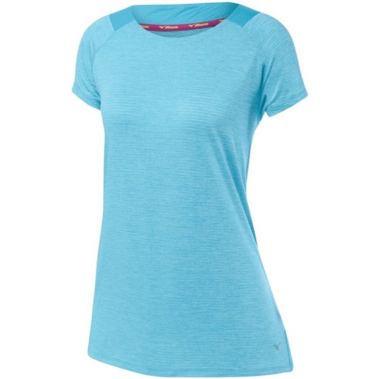 Mizuno Lyra T shirts Női Kék Türkiz | WDZA-51627