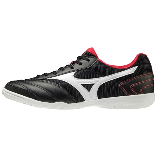 Mizuno MRL Sala Club IN Focicipő Férfi Fekete / Titán / Piros | JAER-12934