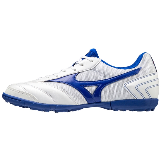 Mizuno MRL Sala Club TF Focicipő Férfi Fehér / Kék | NGDO-01687