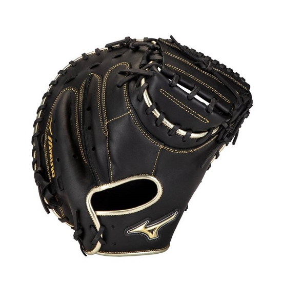 Mizuno MVP Prime SE Baseball Catchers Mitt 34" Catchers Mitt Női Fekete / Arany | URBL-28496