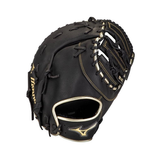 Mizuno MVP Prime SE Baseball First Base Catchers Mitt 12.5" Catchers Mitt Férfi Fekete / Arany | OE