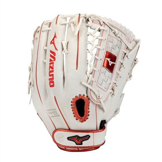 Mizuno MVP Prime SE Fastpitch Softball Glove 13" Gloves Női Fehér / Piros | VMHY-30921