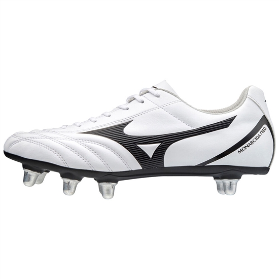 Mizuno Monarcida Neo Rugby SI Rögbi Cipő Férfi Fehér / Fekete / Piros | QSDE-42675