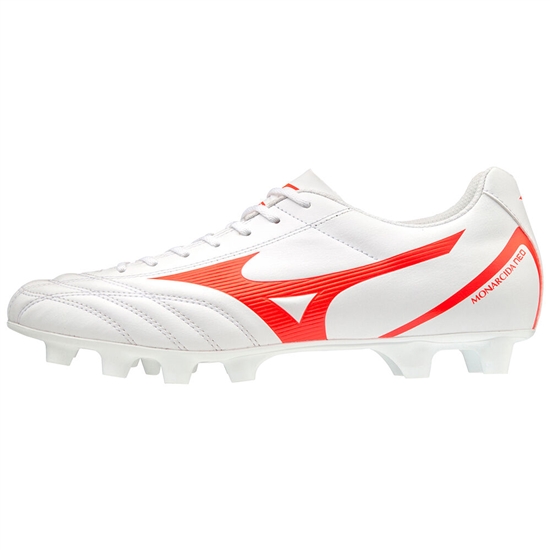 Mizuno Monarcida Neo Select Focicipő Férfi Fehér / Korall | BFQJ-80259