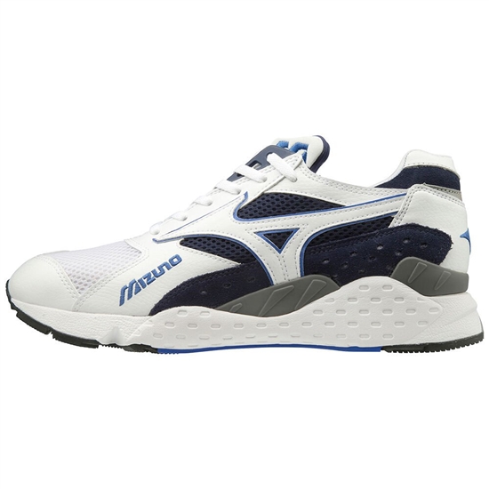 Mizuno Mondo Control Tornacipő Női Fehér / Sötétkék | MVSQ-27589