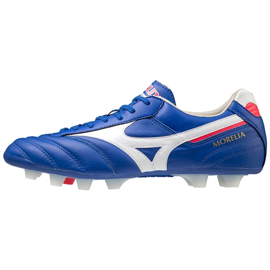 Mizuno Morelia II Elite Focicipő Férfi Kék / Fehér | TKPQ-46279