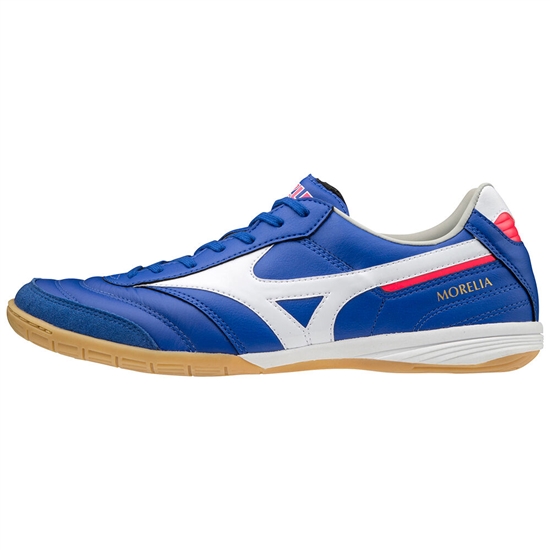 Mizuno Morelia Indoor Focicipő Férfi Kék / Fehér | YFJW-39150